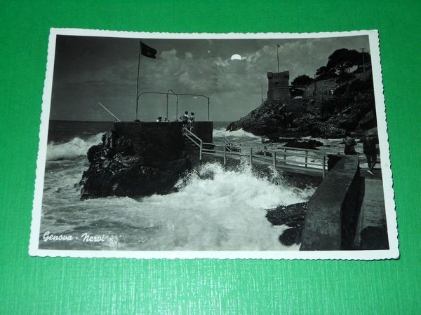 Cartolina Genova Nervi - Particolare 1941