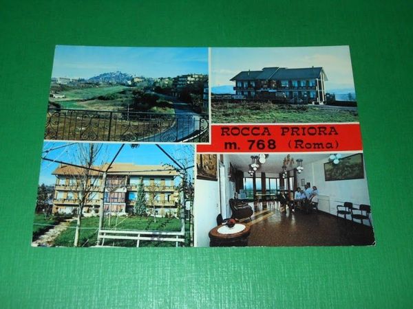 Cartolina Rocca Priora ( Roma ) - Vedute diverse 1965 …