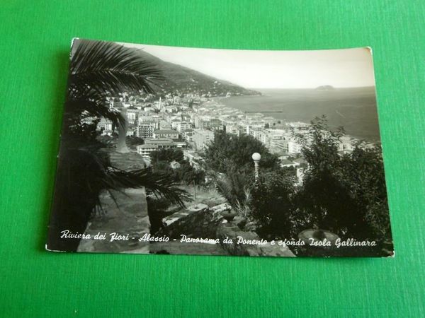 Cartolina Riviera dei Fiori - Alassio - Panorama da Ponente …