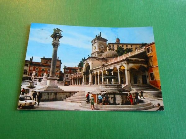 Cartolina Udine - Piazza Libertà - Loggia S. Giovanni 1970