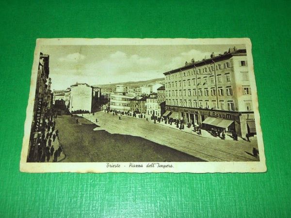 Cartolina Trieste - Piazza dell' Impero 1937