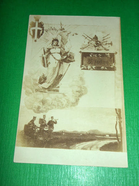 Cartolina Militaria - 86° Reggimento Fanteria Savoia 1920 ca