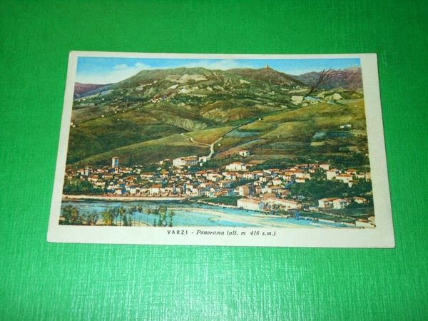 Cartolina Varzi - Panorama 1945