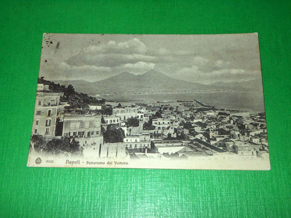 Cartolina Napoli - Panorama dal Vomero 1909