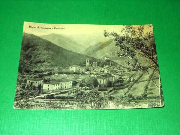 Cartolina Bagno di Romagna - Panorama 1954