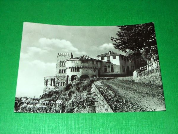 Cartolina Zafferana Etnea - Albergo Airone 1954