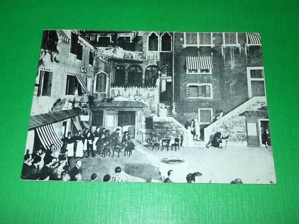 Cartolina Venezia - Campiello del Teatro Goldoni e Ristorante Al …