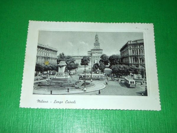 Cartolina Milano - Largo Cairoli 1958 ca.