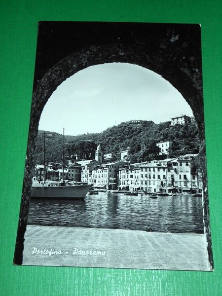 Cartolina Portofino - Panorama 1958