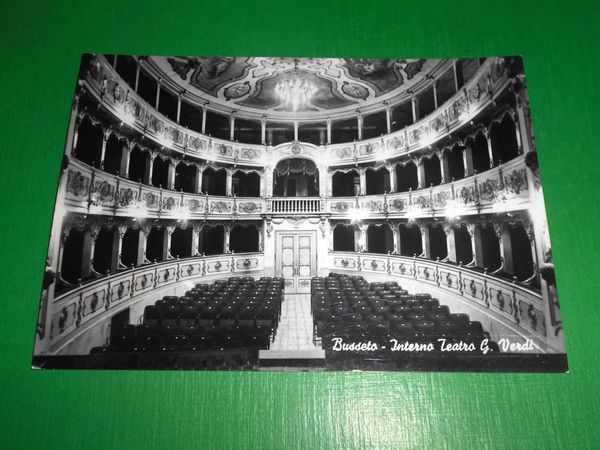 Cartolina Busseto - Interno Teatro G. Verdi 1960 ca