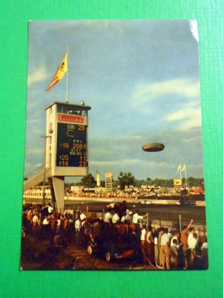 Cartolina Autodromo di Monza - Torre di Segnalazione Pirelli 1965 …