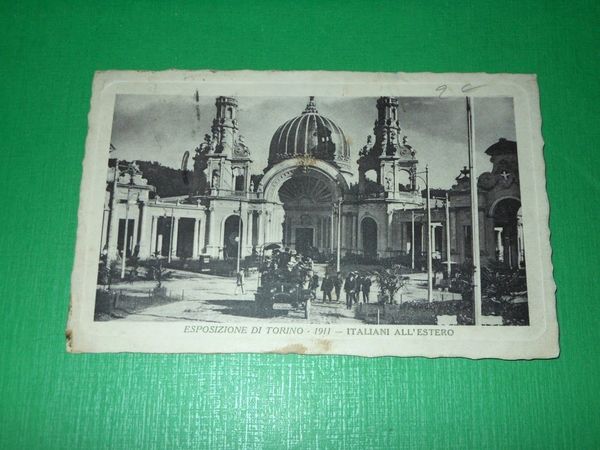 Cartolina Esposizione di Torino 1911 - Italiani all' Estero