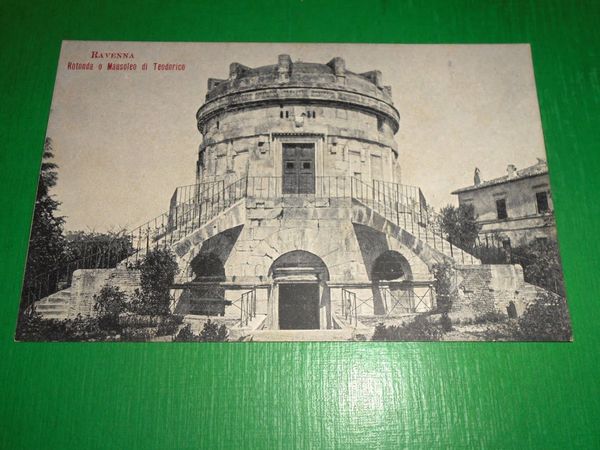 Cartolina Ravenna - Rotonda o Mausoleo di Teodorico 1910 ca