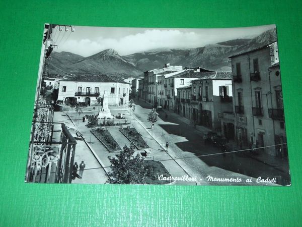 Cartolina Castrovillari - Monumento ai Caduti 1955 ca