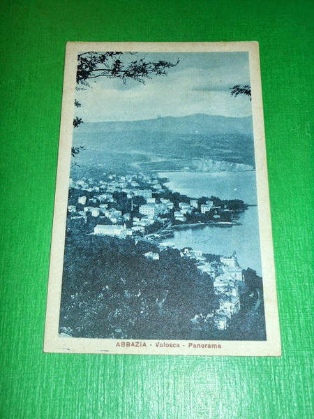Cartolina Abbazia - Volosca - Panorama 1930 ca