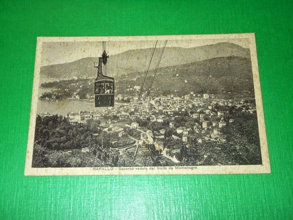 Cartolina Rapallo - Superba veduta del Golfo da Montallegro 1930 …