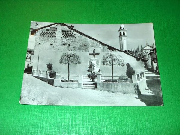 Cartolina Veruno ( Novara ) - Monumento ai Caduti 1959