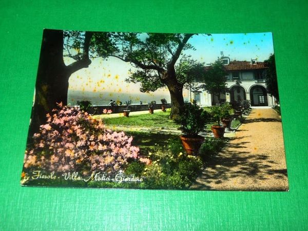Cartolina Fiesole - Villa Medici - Giardino 1960 ca