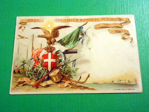 Cartolina Torino - Circolo Ufficiali a Riposo ed in Congedo …