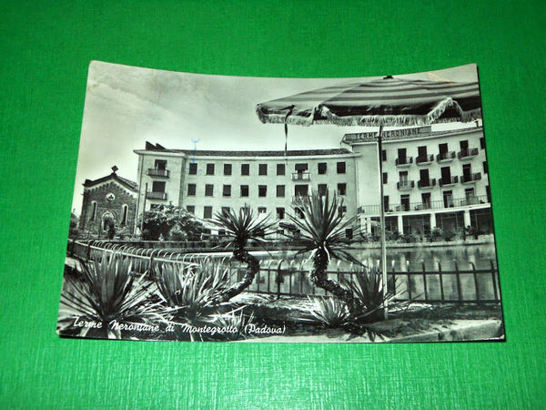 Cartolina Terme Neroniane di Montegrotto ( Padova ) - Particolare …