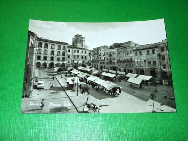 Cartolina Sassari - Piazza Tola 1960 ca.
