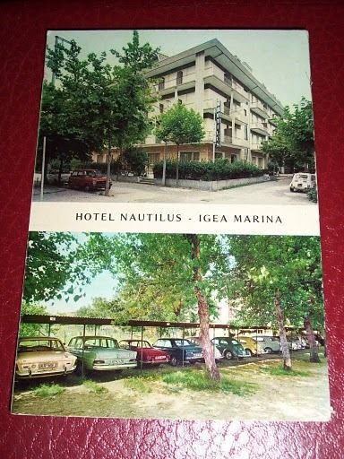 Cartolina Igea Marina - Hotel Nautilus 1970 ca
