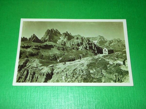 Cartolina Dolomiti - Rifugio Principe Umberto a Forcella Longeres 1935 …