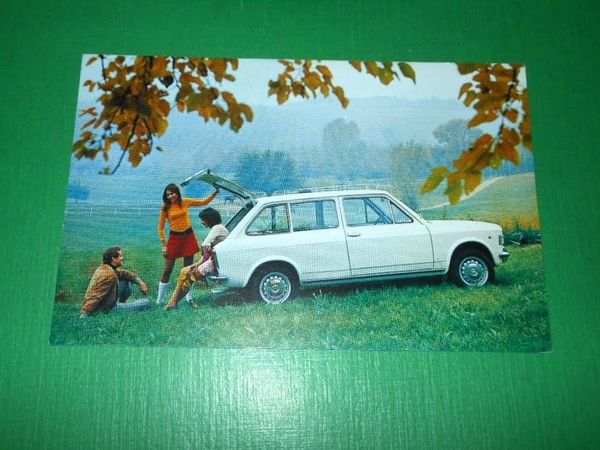 Cartolina Pubblicità Auto - Fiat 128 Familiare 1975 ca.