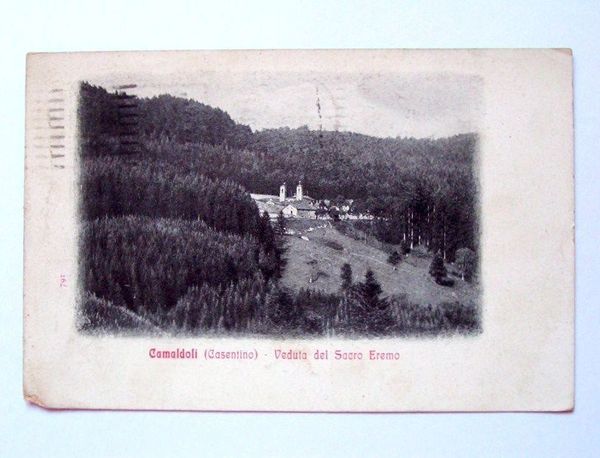 Cartolina Camaldoli ( Casentino ) - Sacro Eremo 1922.