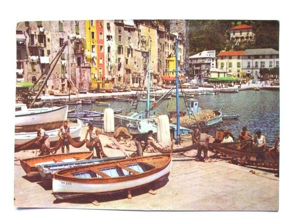 Cartolina Portovenere ( La Spezia ) - La marina 1961