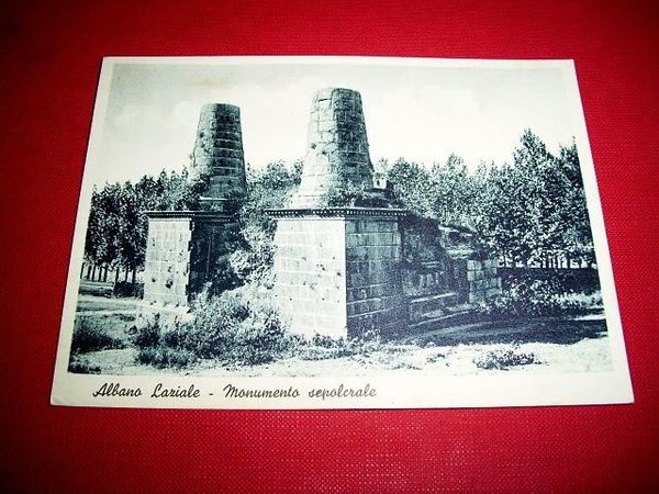 Cartolina Albano Laziale - Monumento Sepolcrale 1935 ca