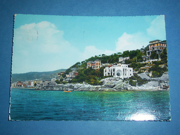 Cartolina Varazze - Villa Araba -- 1961