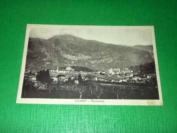 Cartolina Canzo - Panorama 1940