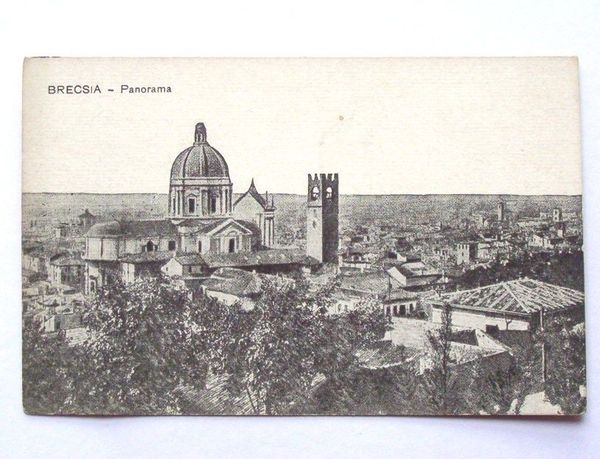 Cartolina Brescia - Panorama 1920 ca