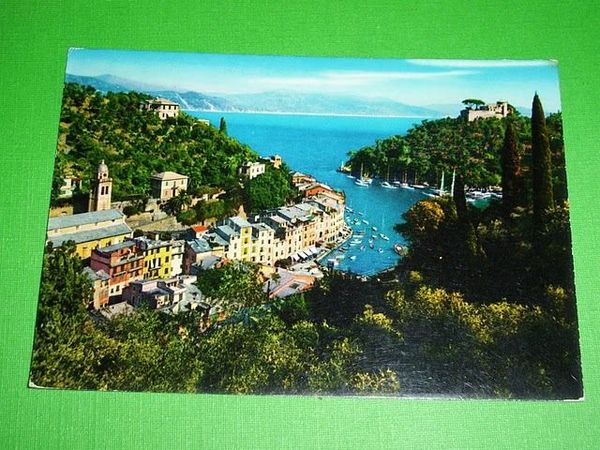 Cartolina Portofino - Panorama generale 1974