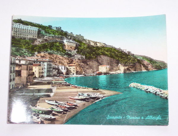 Cartolina Sorrento - Marina e Alberghi 1962