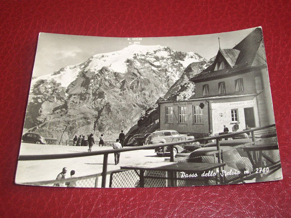 Cartolina Passo dello Stelvio - Dettaglio 1950