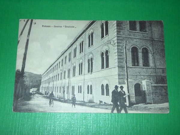 Cartolina Potenza - Caserma Basilicata 1920 ca