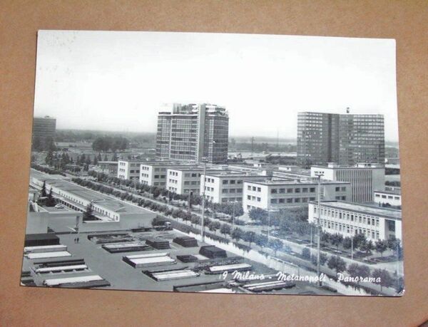 Cartolina Milano - Metanopoli - Panorama 1963