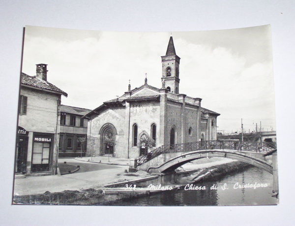 Cartolina Milano - Chiesa di S. Cristoforo 1960 ca
