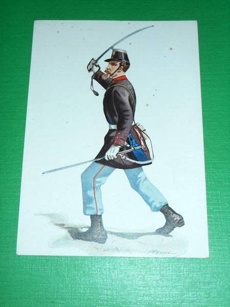 Cartolina Militaria Uniformi - Fanteria - Brigata Piemonte - Illustratore …