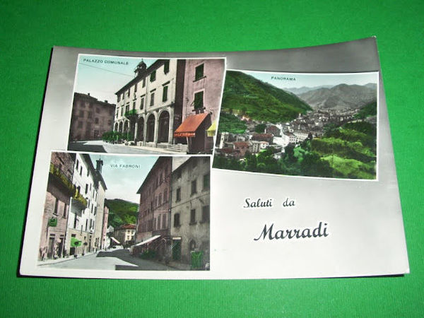 Cartolina Marradi ( Firenze ) - Panorama - Via Fabroni …