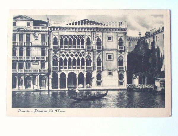 Cartolina Venezia - Palazzo Cà D'Oro 1945.