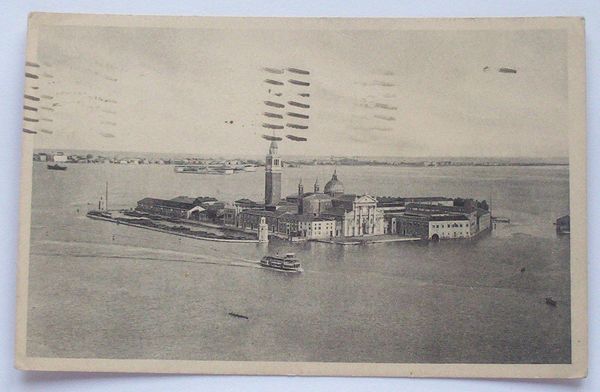 Cartolina Venezia - L' Isola di San Giorgio 1934.