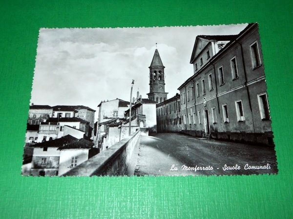 Cartolina Lu Monferrato - Scuole Comunali 1950 ca.