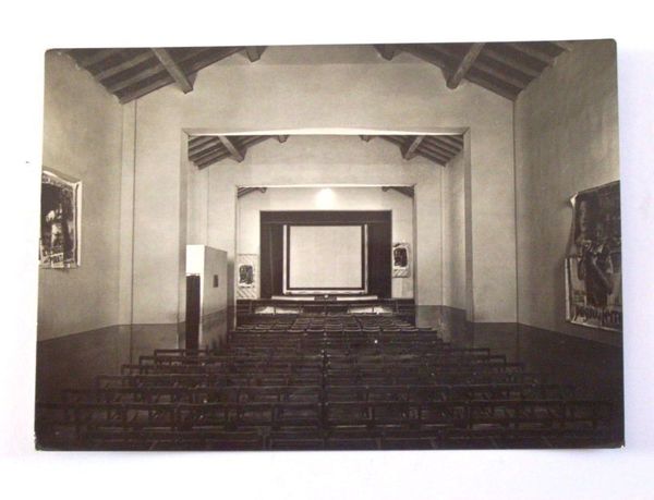 Cartolina Livorno - Interno Caserma Carlo Pisacane 1952