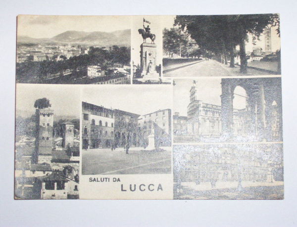 Cartolina Lucca - Vedute diverse 1958