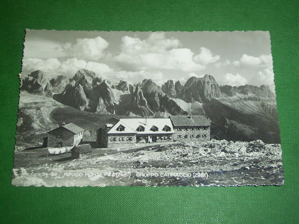 Cartolina Rifugio Monte Pez - Gruppo Catinaccio - Scorcio panoramico …