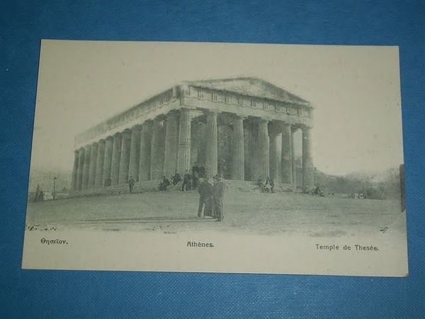Cartolina Atene - Il Tempio di Thesée 1900 ca
