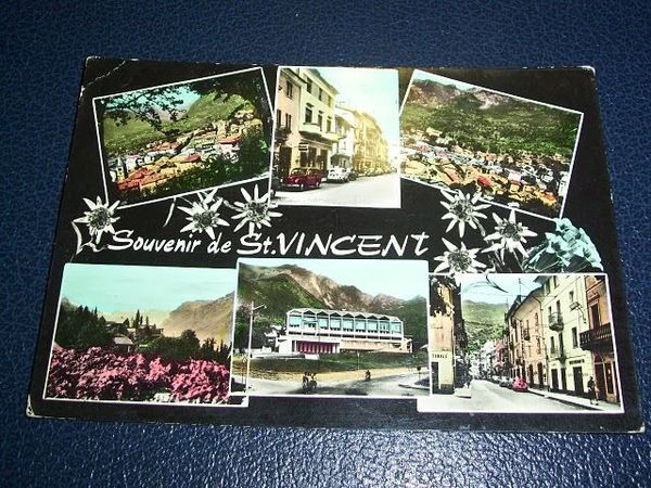 Cartolina St. Vincent - Vedute diverse 1960
